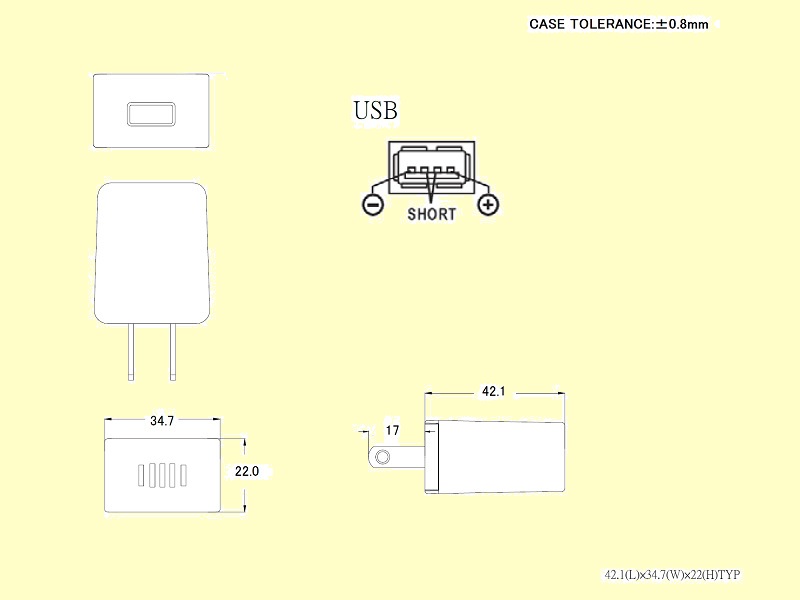 UNIFIVE UB310-0520　USB ユニファイブ　ACアダプター　「完売」