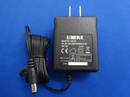 UNIFIVE US318-24 PL03B付 ユニファイブ　ACアダプター　「完売」