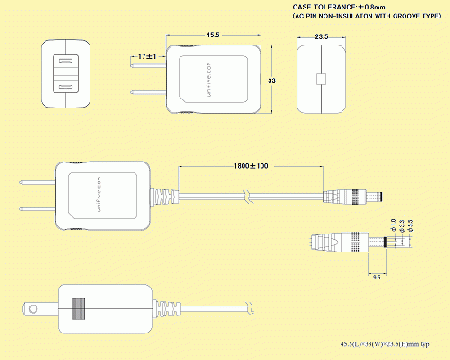 UNIFIVE UN110-1210 EIAJ-4付 ユニファイブ　ACアダプター　「完売」