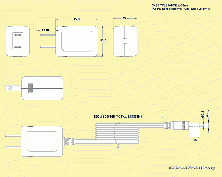 UNIFIVE UN310-2405 PL03B付 ユニファイブ　ACアダプター　「完売」