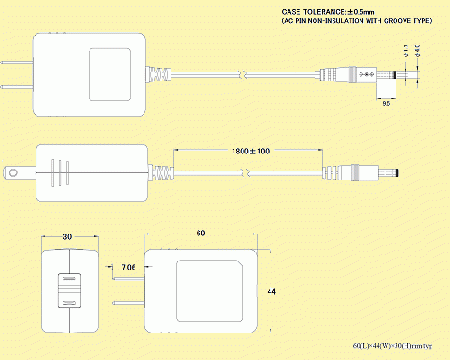 UNIFIVE US300520 EIAJ-2付 ユニファイブ　ACアダプター　「完売」